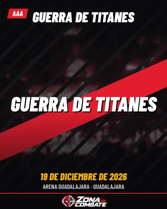 Cartel de AAA Guerra de Titanes