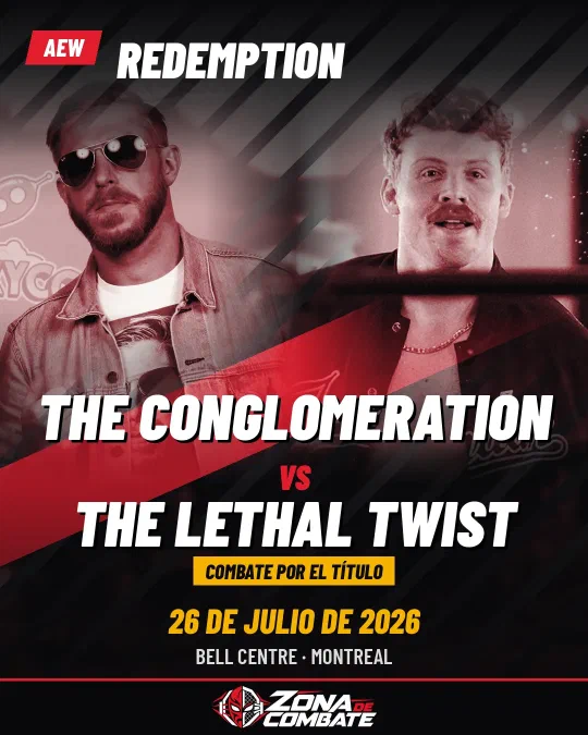Cartel de AEW Redemption