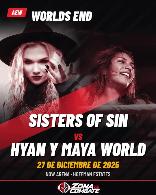 Cartel de AEW Worlds End