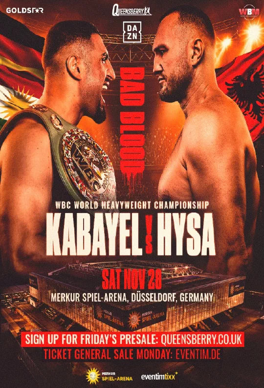 Cartel de Agit Kabayel vs. Nelson Hysa