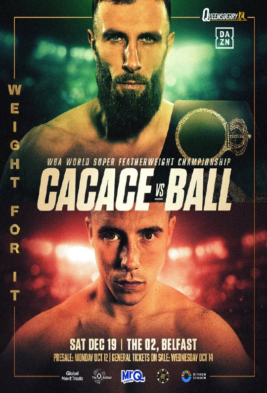 Cartel de Anthony Cacace vs. Nick Ball