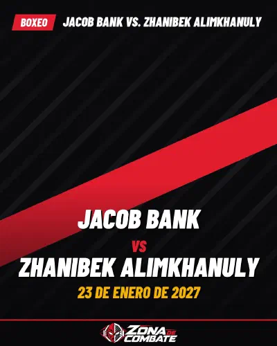 Cartel de Jacob Bank vs. Zhanibek Alimkhanuly