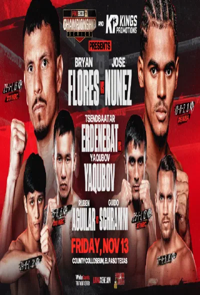 Cartel de Jhon Orobio vs. Hendri Cedeno