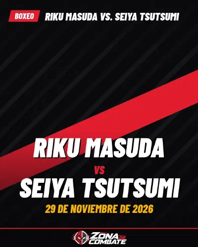 Cartel de Riku Masuda vs. Seiya Tsutsumi