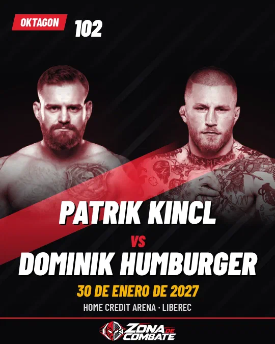 Cartel de Oktagon 102: Kincl vs. Humburger