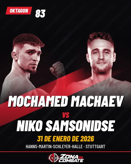 Cartel de Oktagon 83: Samsonidse vs. Machaev