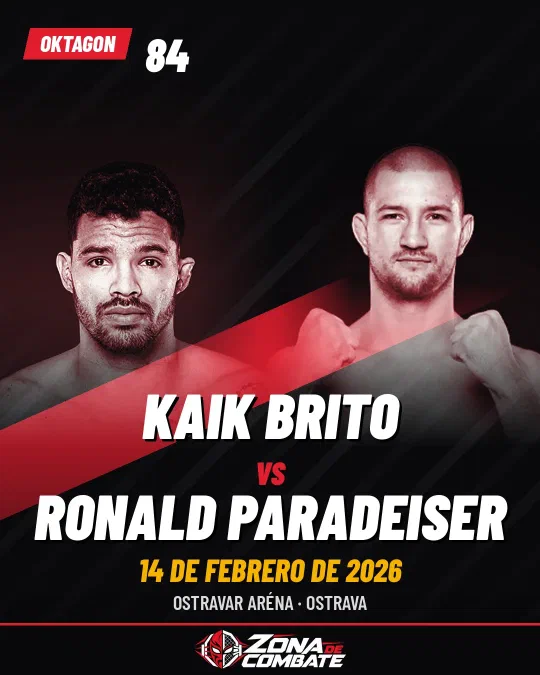 Cartel de Oktagon 84: Paradeiser vs. Brito