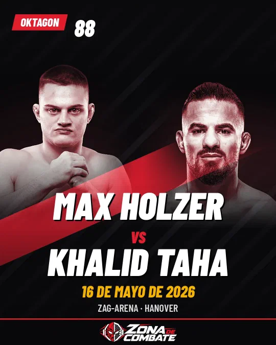 Cartel de Oktagon 88: Holzer vs. Taha
