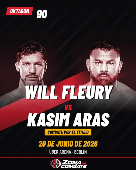 Cartel de Oktagon 90: Fleury vs. Aras