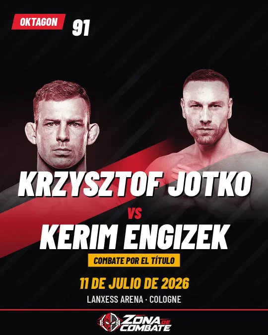 Cartel de Oktagon 91: Engizek vs. Jotko 2