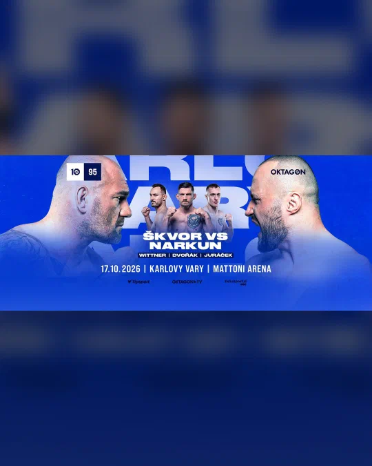 Cartel de Oktagon 95: Škvor vs. Narkun
