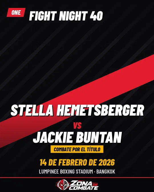 Cartel de ONE Fight Night 40