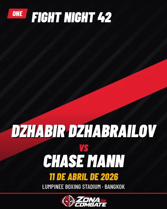 Cartel de ONE Fight Night 42