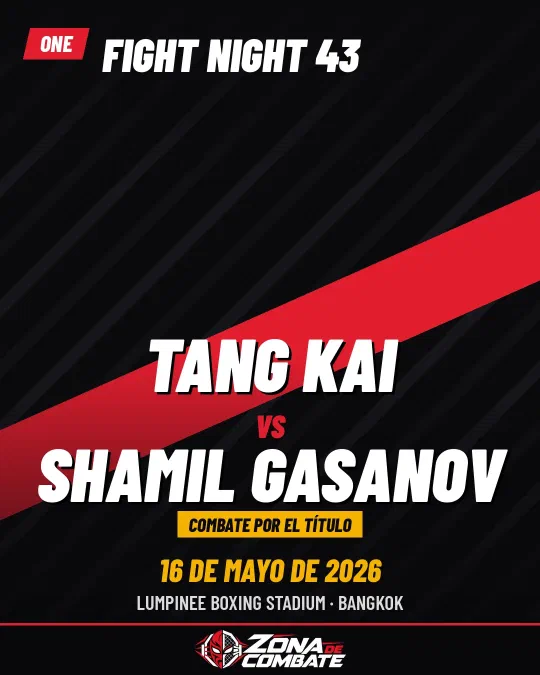 Cartel de ONE Fight Night 43