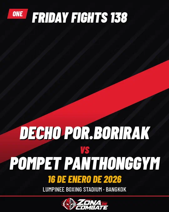 Cartel de ONE Friday Fights 138