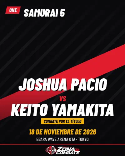 Cartel de ONE Samurai 5
