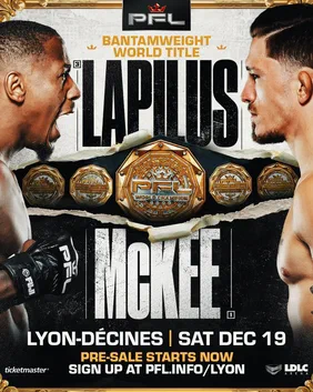 Cartel de PFL Lyon: Lapilus vs. McKee