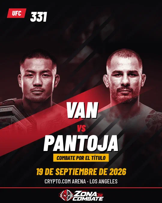 Cartel de UFC 331: Van vs. Pantoja 2