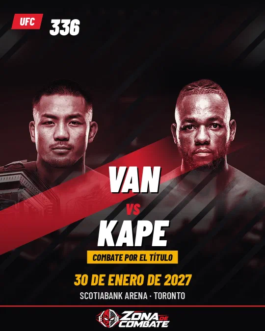 Cartel de UFC 336: Van vs. Kape