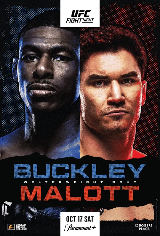 Cartel de UFC Fight Night: Buckley vs. Malott