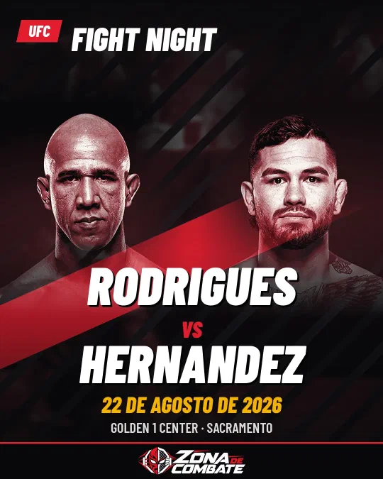 Cartel de UFC Fight Night: Hernandez vs. Rodrigues