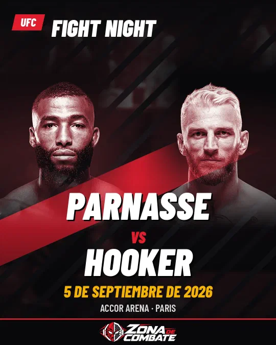 Cartel de UFC Fight Night: Hooker vs. Parnasse