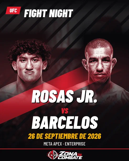 Cartel de UFC Fight Night: Rosas Jr. vs. Barcelos