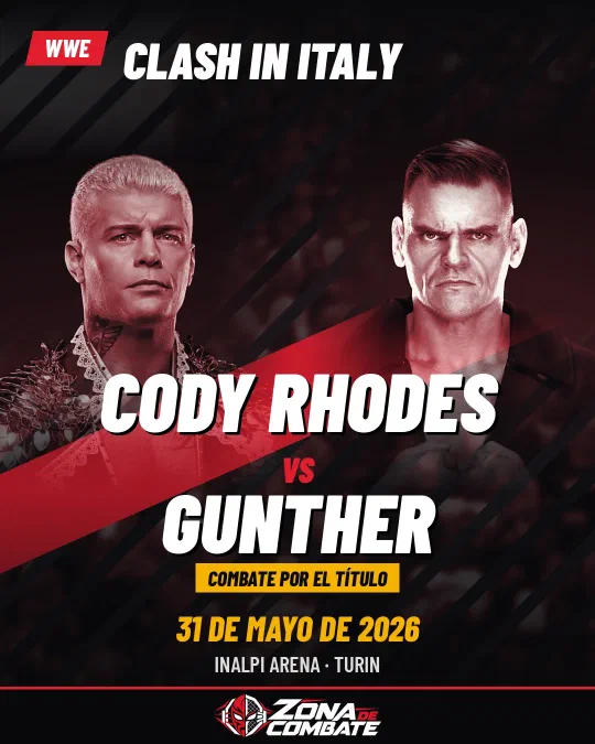 Cartel de WWE Clash in Italy