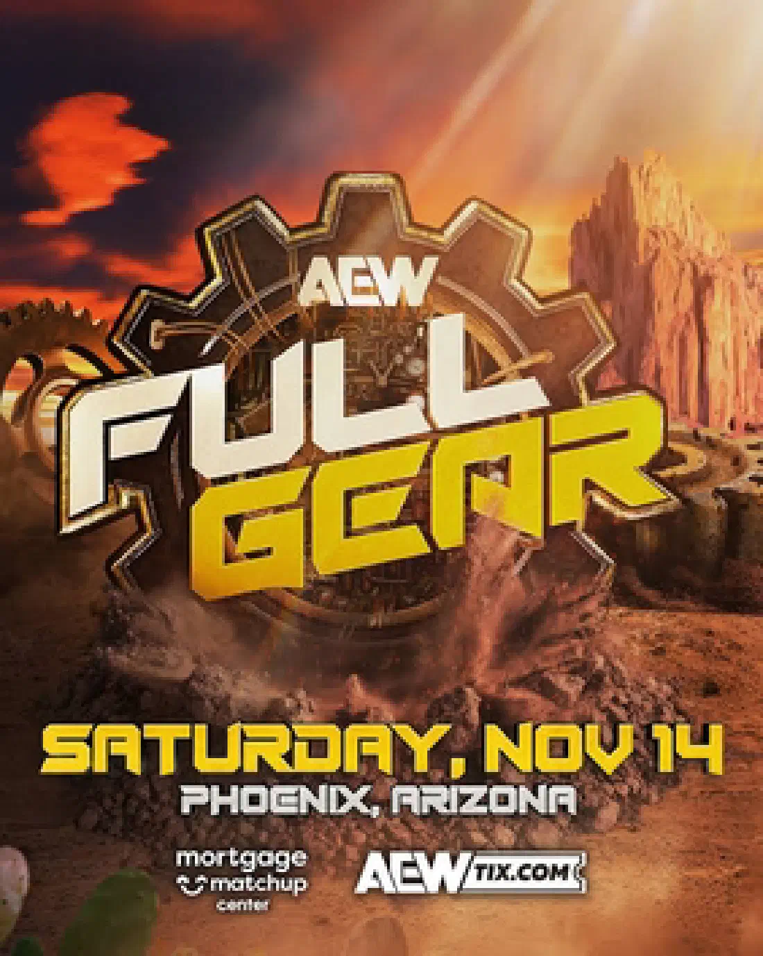 AEW Full Gear 2026: cartelera y títulos en juego en Phoenix