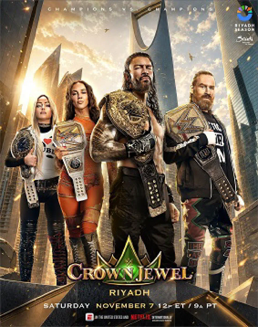 WWE Crown Jewel 2026: cartelera completa y claves del evento en Riad